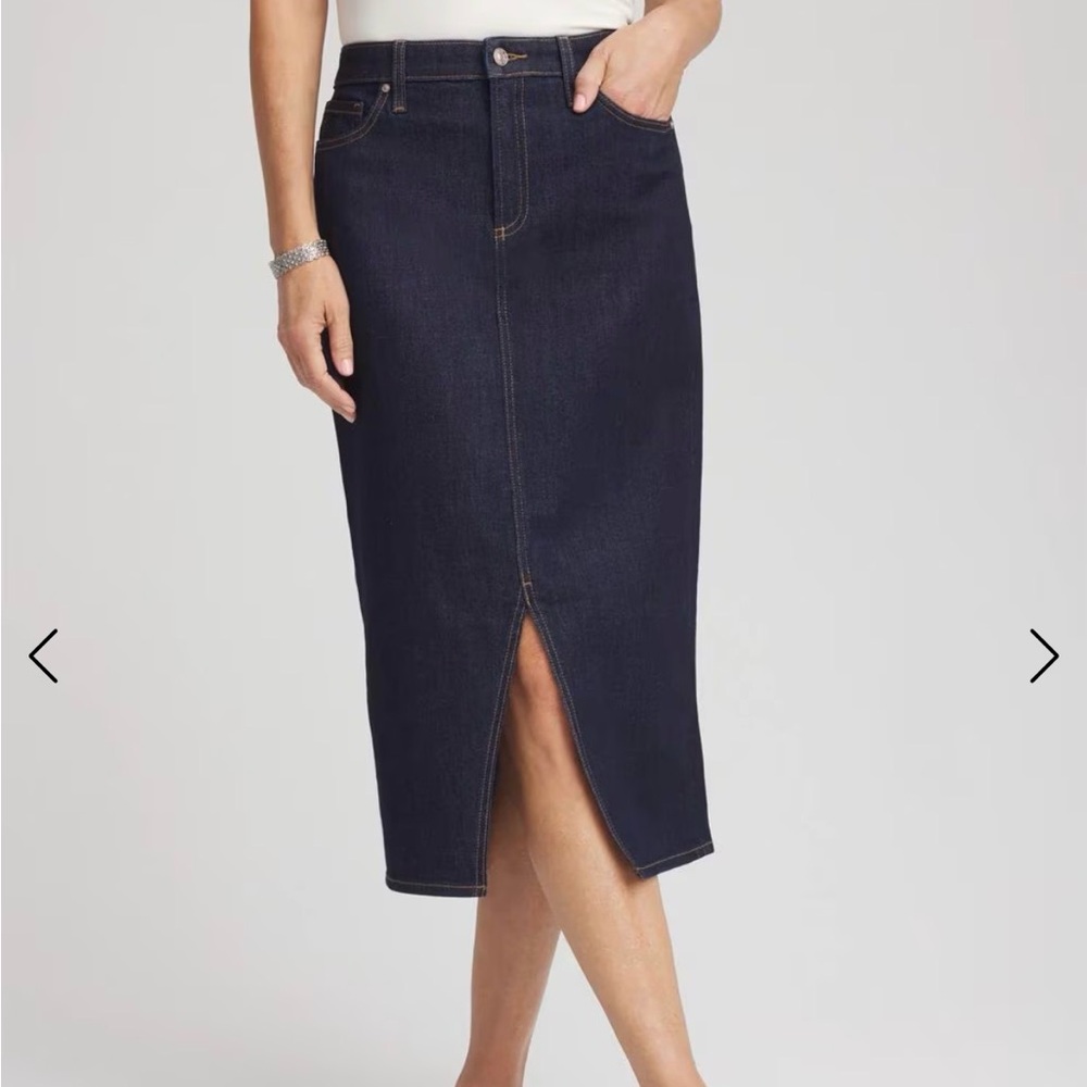 Chico’s dark wash denim pencil skirt NWT size 3 (U.S. 16)